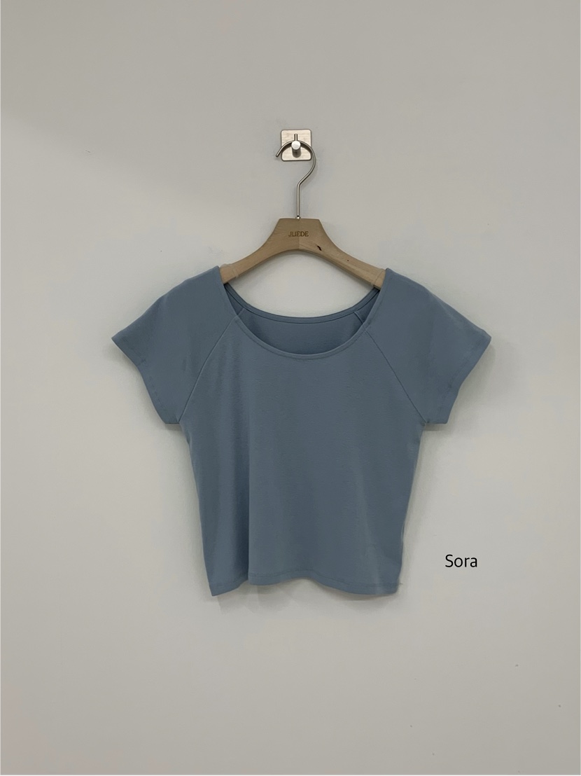 JUEDE韓國代購女士新品26夏季時尚T恤JUEDET恤圖色2