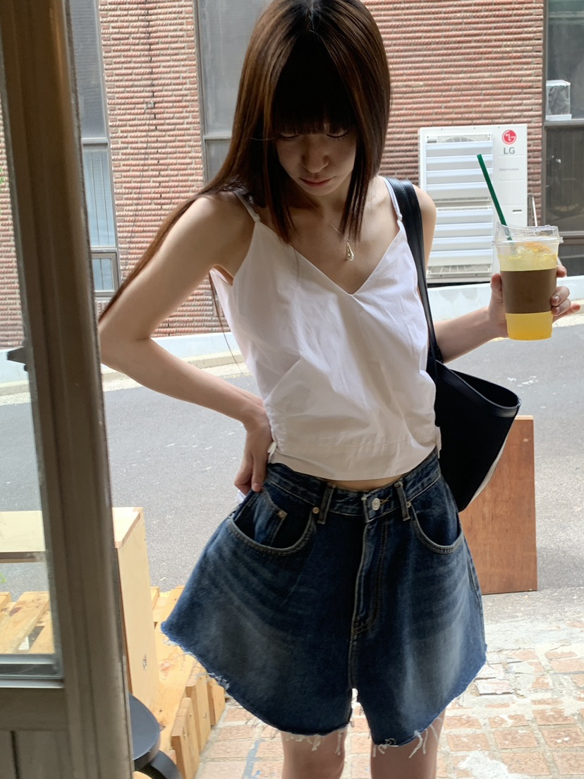 LOGARDEN韓國東大門直郵女士新品休閑人氣26夏季吊帶背心LO GARDEN吊帶/背心