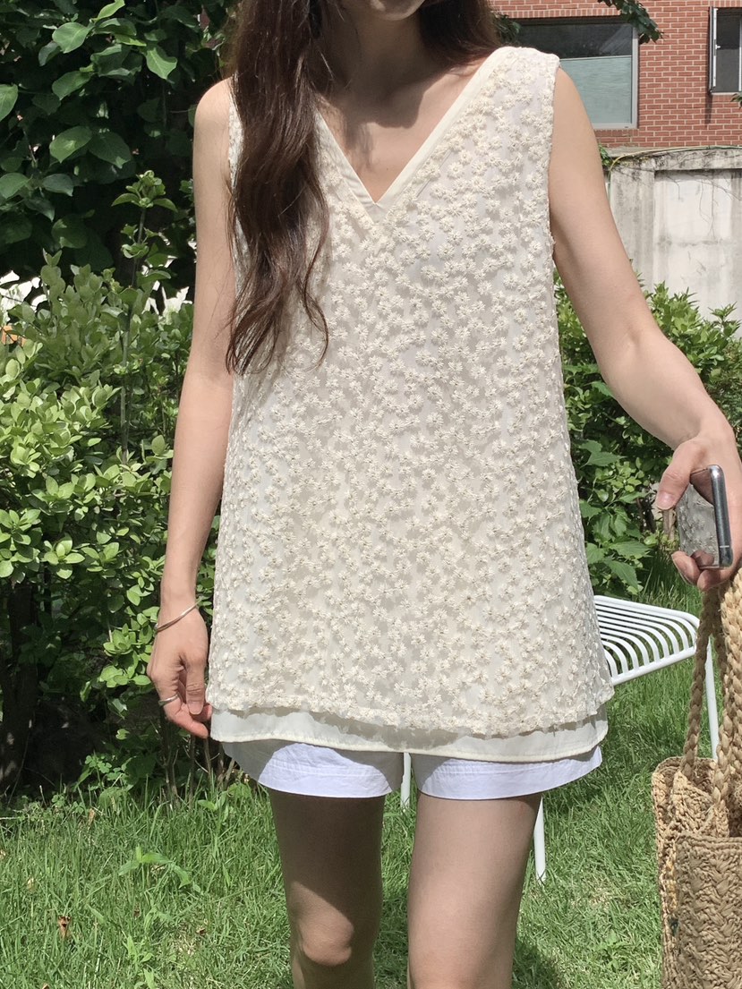 RE:OPENING韓國東大門直郵女士新品職業人氣26夏季吊帶背心LRE:OPENING吊帶/背心