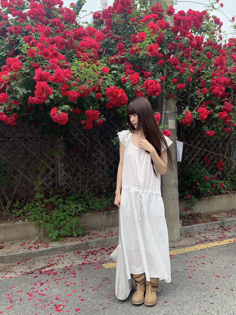LOGARDEN東大門實拍韓國女裝新款26春夏26夏季推薦連衣裙SLO GARDEN連衣裙