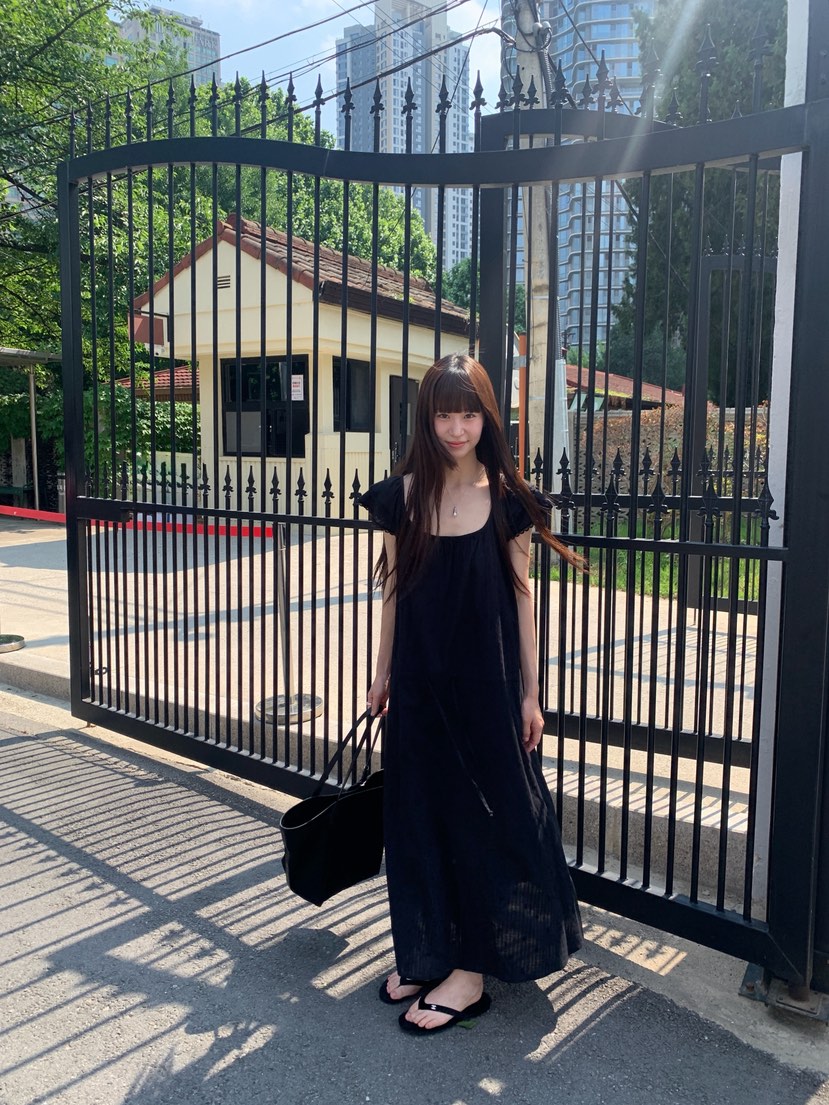 LOGARDEN東大門實拍韓國女裝新款26春夏26夏季推薦連衣裙SLO GARDEN連衣裙