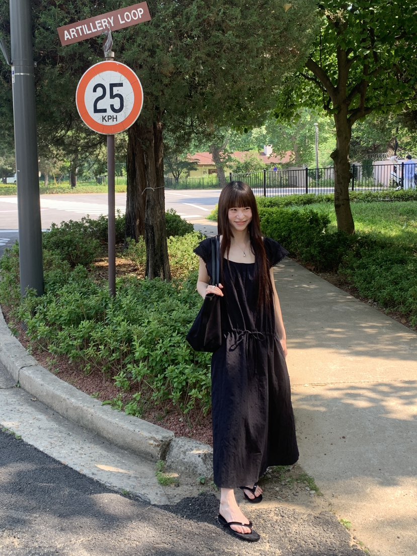 LOGARDEN東大門實拍韓國女裝新款26春夏26夏季推薦連衣裙SLO GARDEN連衣裙