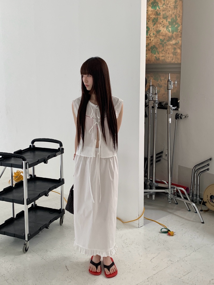 LOGARDEN韓國直郵女士新品26夏季推薦職業熱賣襯衫蕾絲衫LLO GARDEN襯衫/蕾絲衫