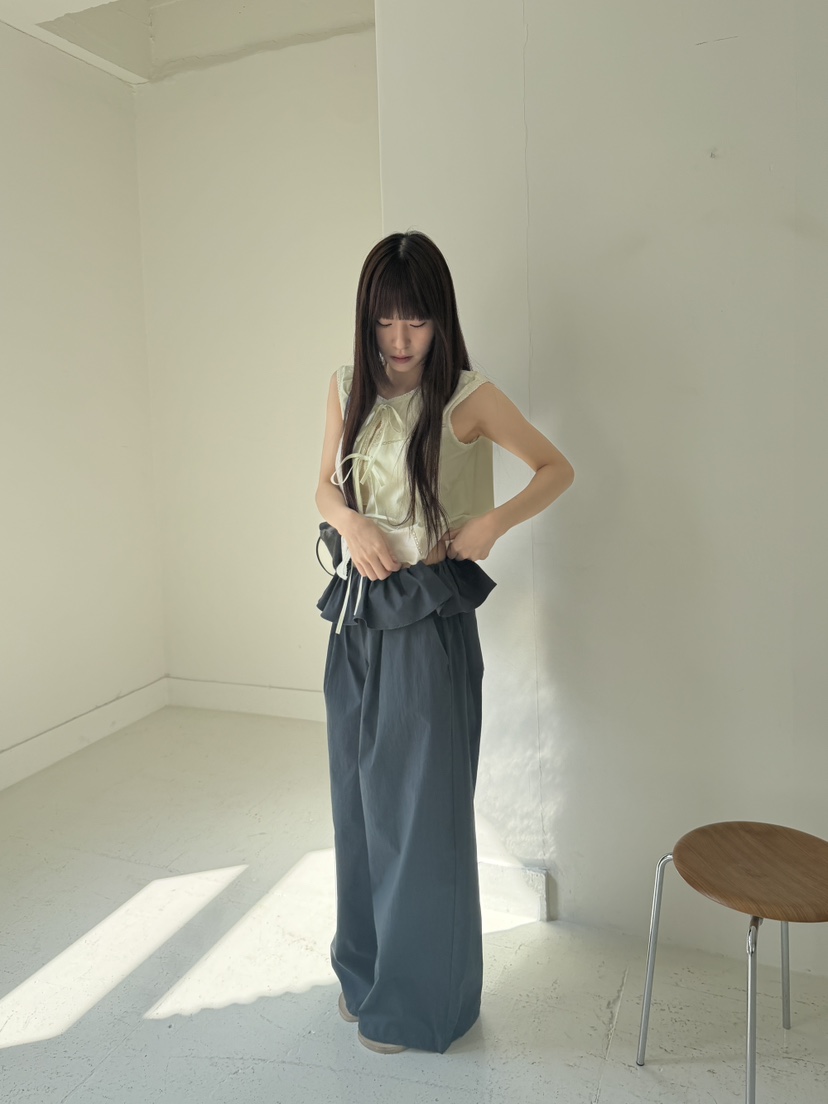 LOGARDEN韓國直郵女士新品26夏季推薦職業熱賣襯衫蕾絲衫LLO GARDEN襯衫/蕾絲衫
