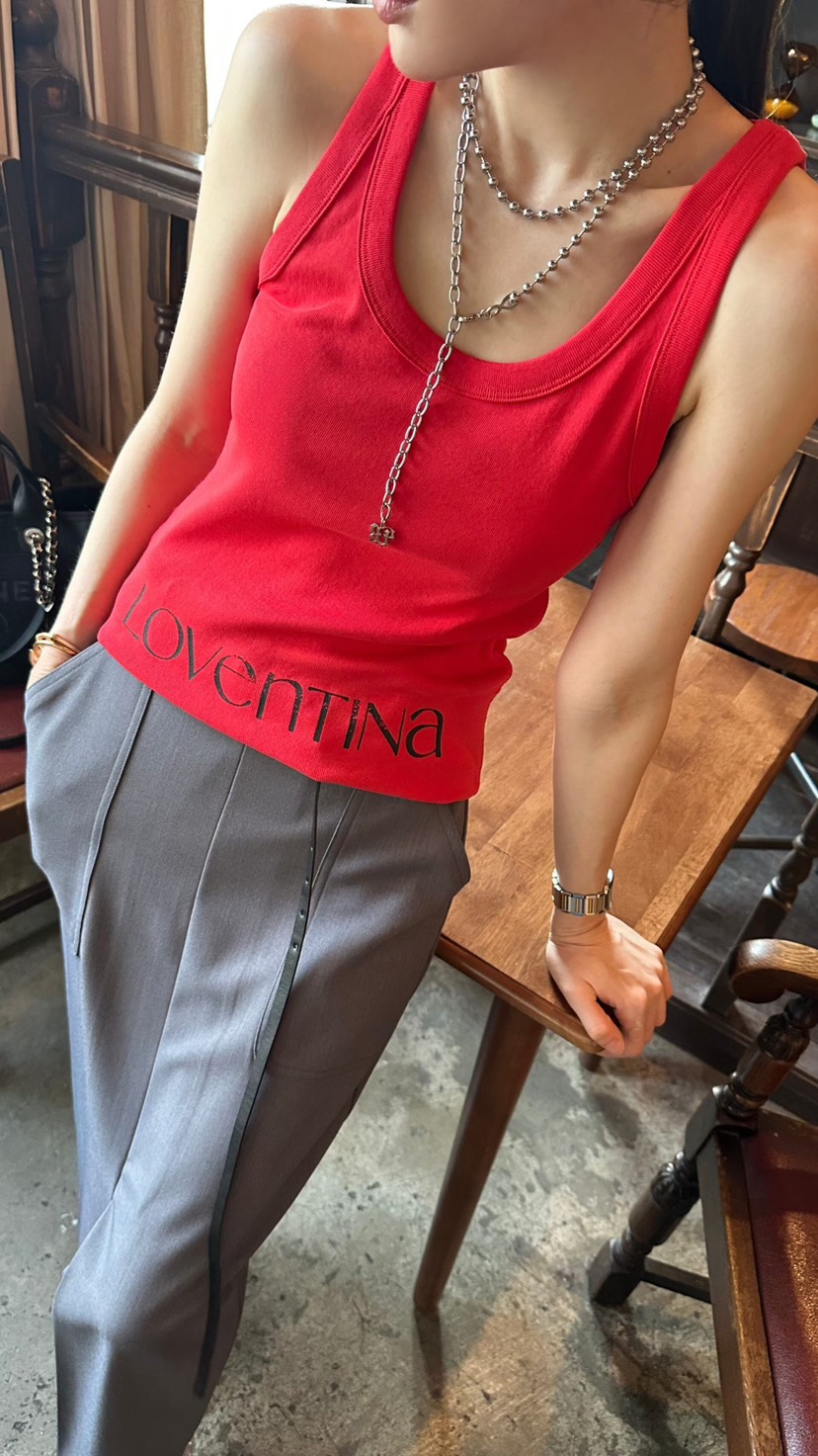 GENTLE B/LOVENTINA韓國東大門直郵女裝新款26夏季吊帶背心V領深V無袖LGENTLE B/LOVENTINA吊帶/背心