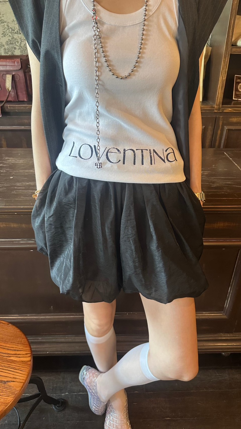 GENTLE B/LOVENTINA韓國東大門直郵女裝新款26夏季吊帶背心V領深V無袖LGENTLE B/LOVENTINA吊帶/背心