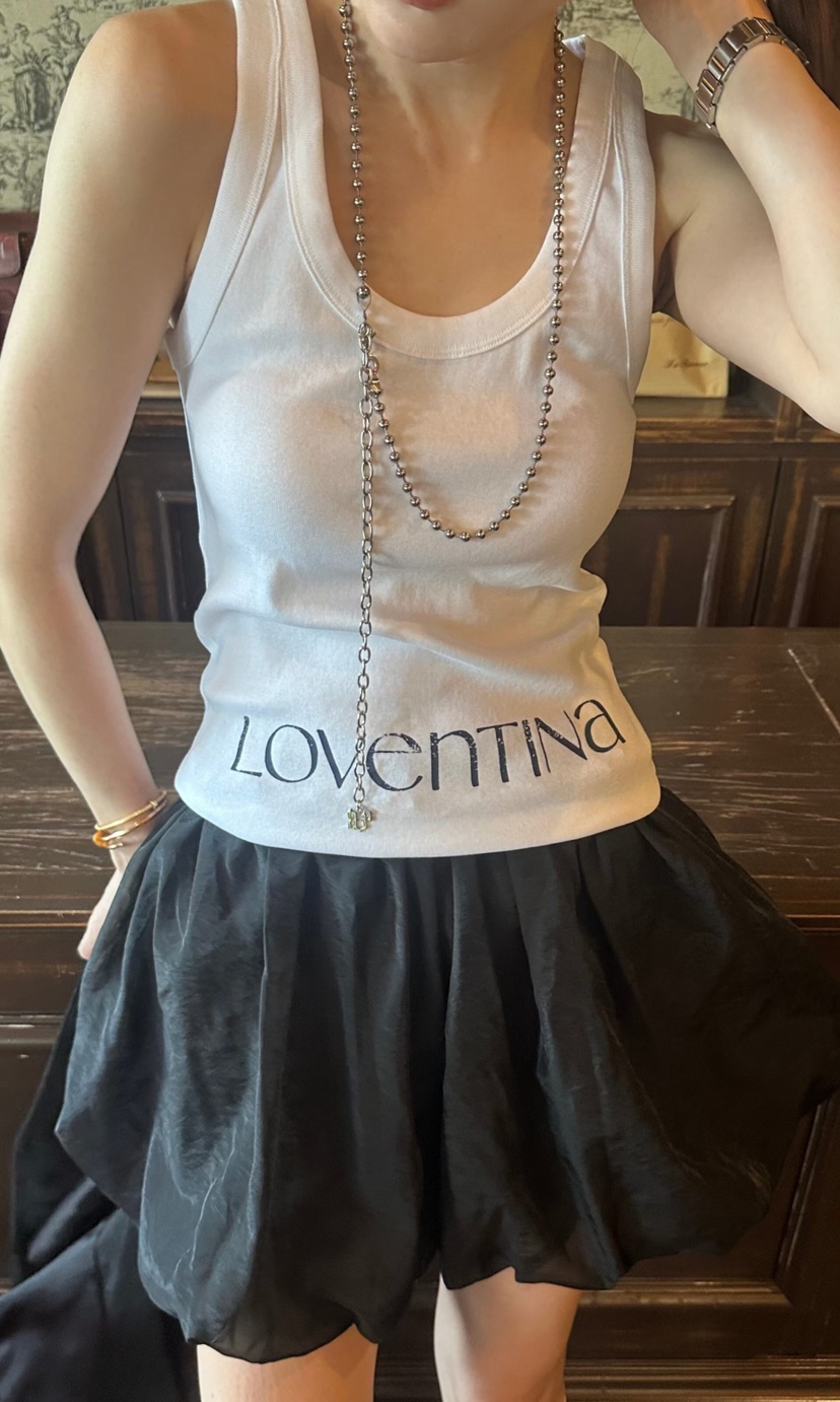 GENTLE B/LOVENTINA韓國東大門直郵女裝新款26夏季吊帶背心V領深V無袖LGENTLE B/LOVENTINA吊帶/背心