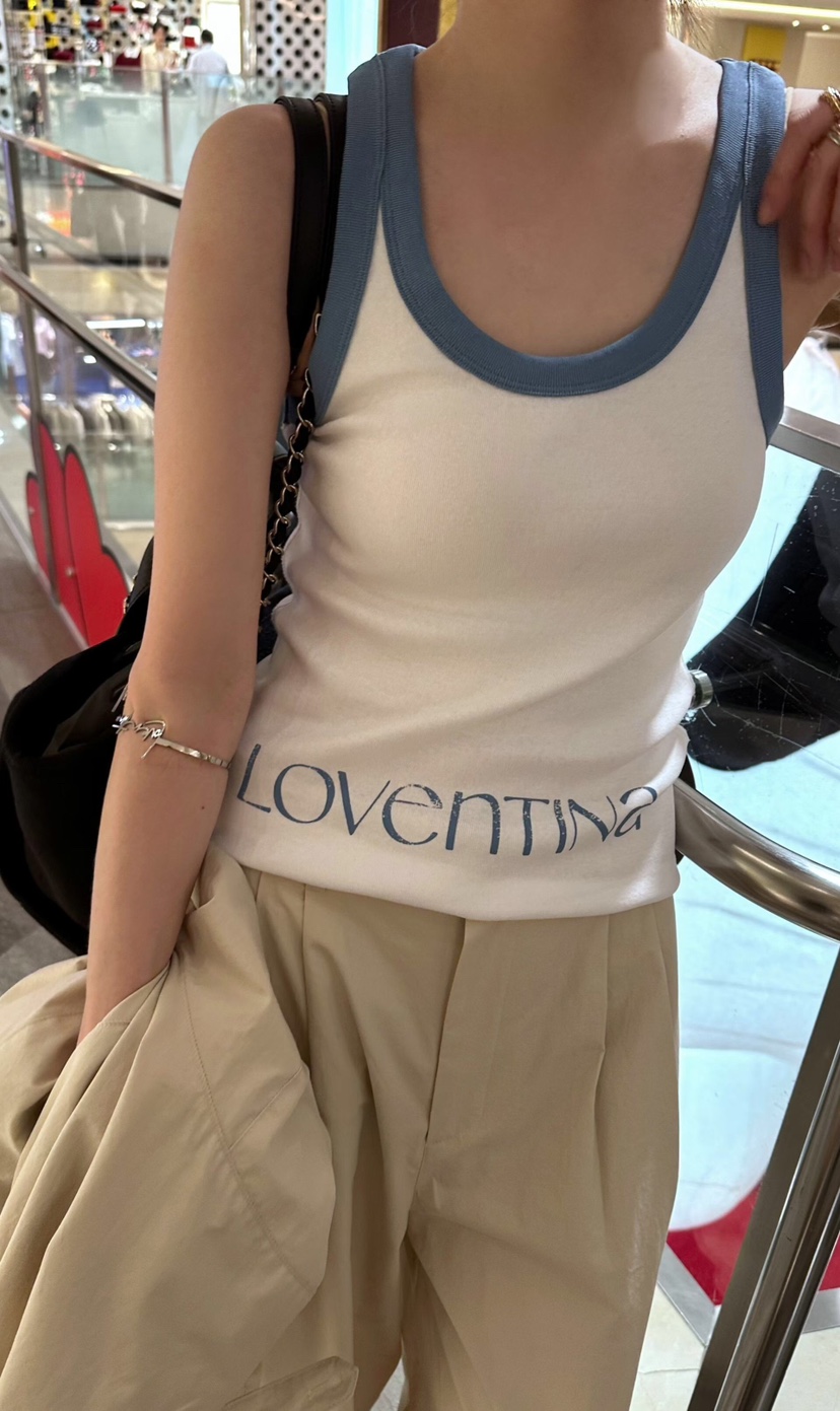 GENTLE B/LOVENTINA韓國東大門直郵女裝新款26夏季吊帶背心V領深V無袖LGENTLE B/LOVENTINA吊帶/背心