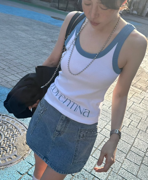 GENTLE B/LOVENTINA韓國東大門直郵女裝新款26夏季吊帶背心V領深V無袖LGENTLE B/LOVENTINA吊帶/背心圖色1