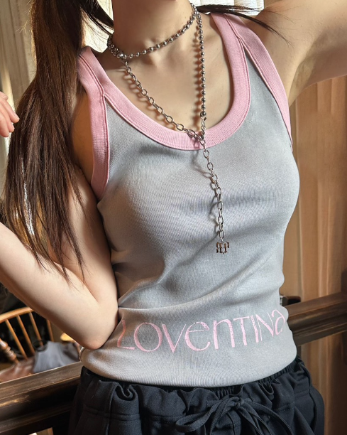 GENTLE B/LOVENTINA韓國東大門直郵女裝新款26夏季吊帶背心V領深V無袖LGENTLE B/LOVENTINA吊帶/背心圖色3