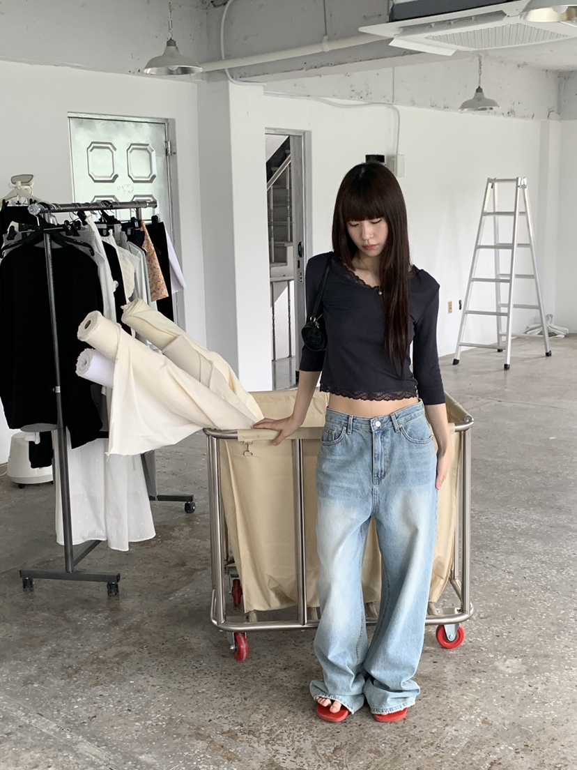 LOGARDEN韓國代購女裝新品時尚推薦26春夏休閑職業人氣T恤LO GARDENT恤