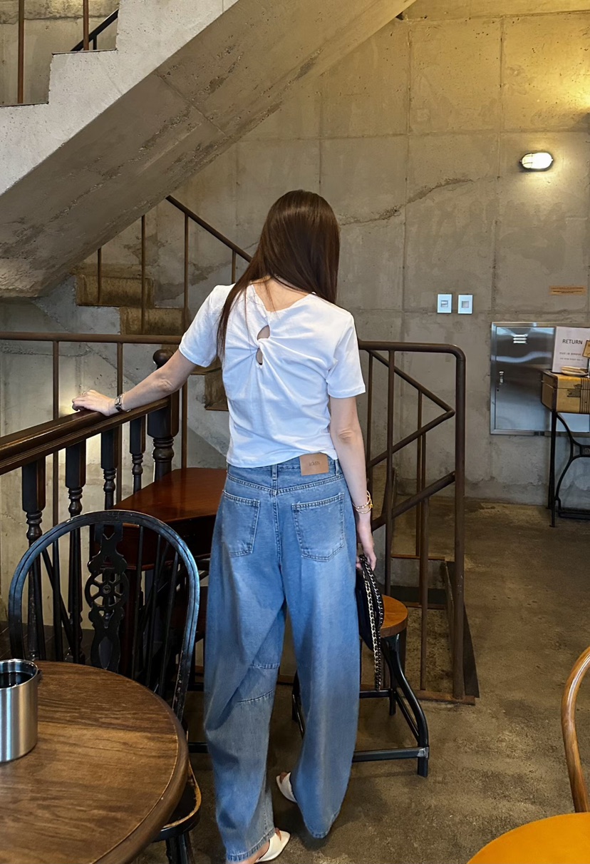 GENTLE B/LOVENTINA韓國東大門代購女士新品休閑牛仔褲LGENTLE B/LOVENTINA牛仔褲