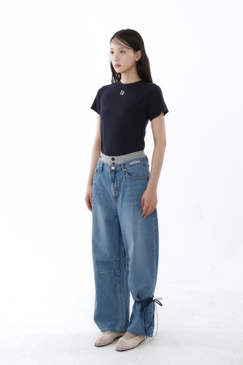 GENTLE B/LOVENTINA韓國東大門代購女士新品休閑牛仔褲LGENTLE B/LOVENTINA牛仔褲