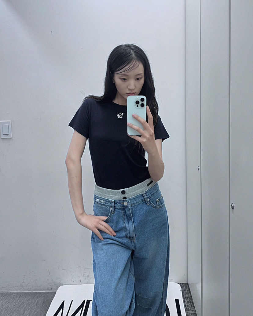 GENTLE B/LOVENTINA韓國東大門代購女士新品休閑牛仔褲LGENTLE B/LOVENTINA牛仔褲