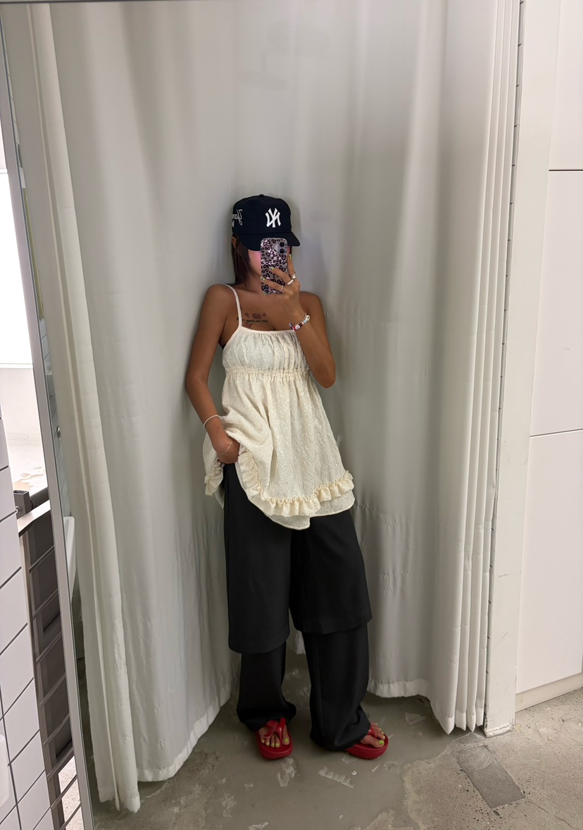 CUCUMBER韓國直郵女士新品職業熱賣26春夏人氣連衣裙提花CUCUMBER連衣裙