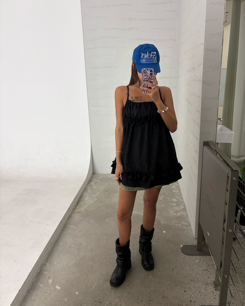 CUCUMBER韓國直郵女士新品職業熱賣26春夏人氣連衣裙提花CUCUMBER連衣裙