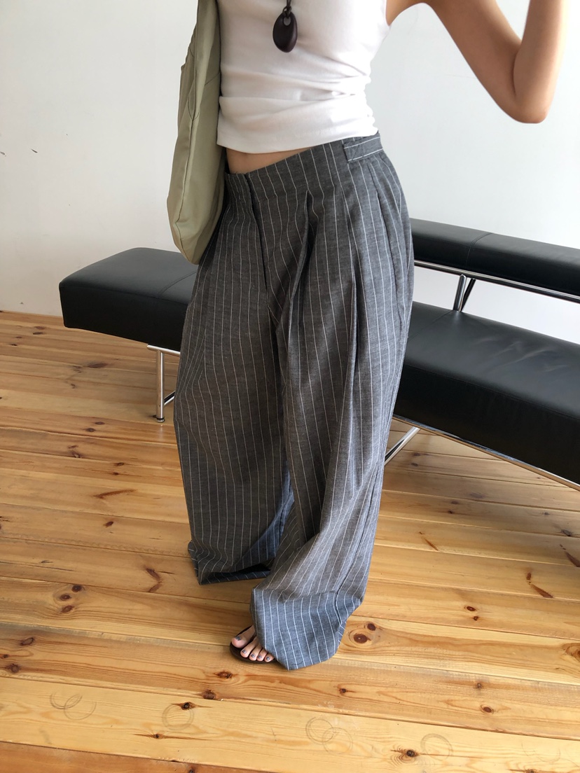 MADE-P韓國直郵實拍女士新品26春夏時尚熱賣人氣26夏季休閑褲MADE-P休閑褲