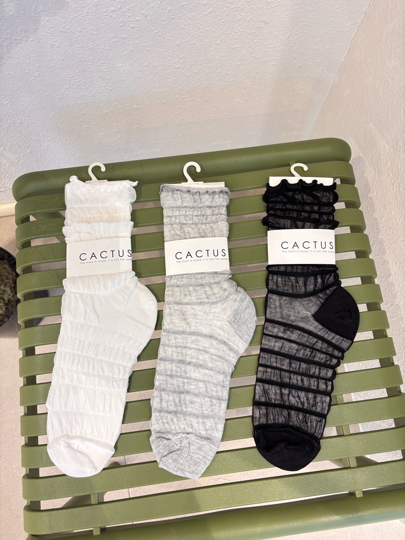 CACTUS-Q韓國直郵女士新品時尚休閑26春夏26夏季熱賣襪子SCACTUS十雙起/可混搭襪子