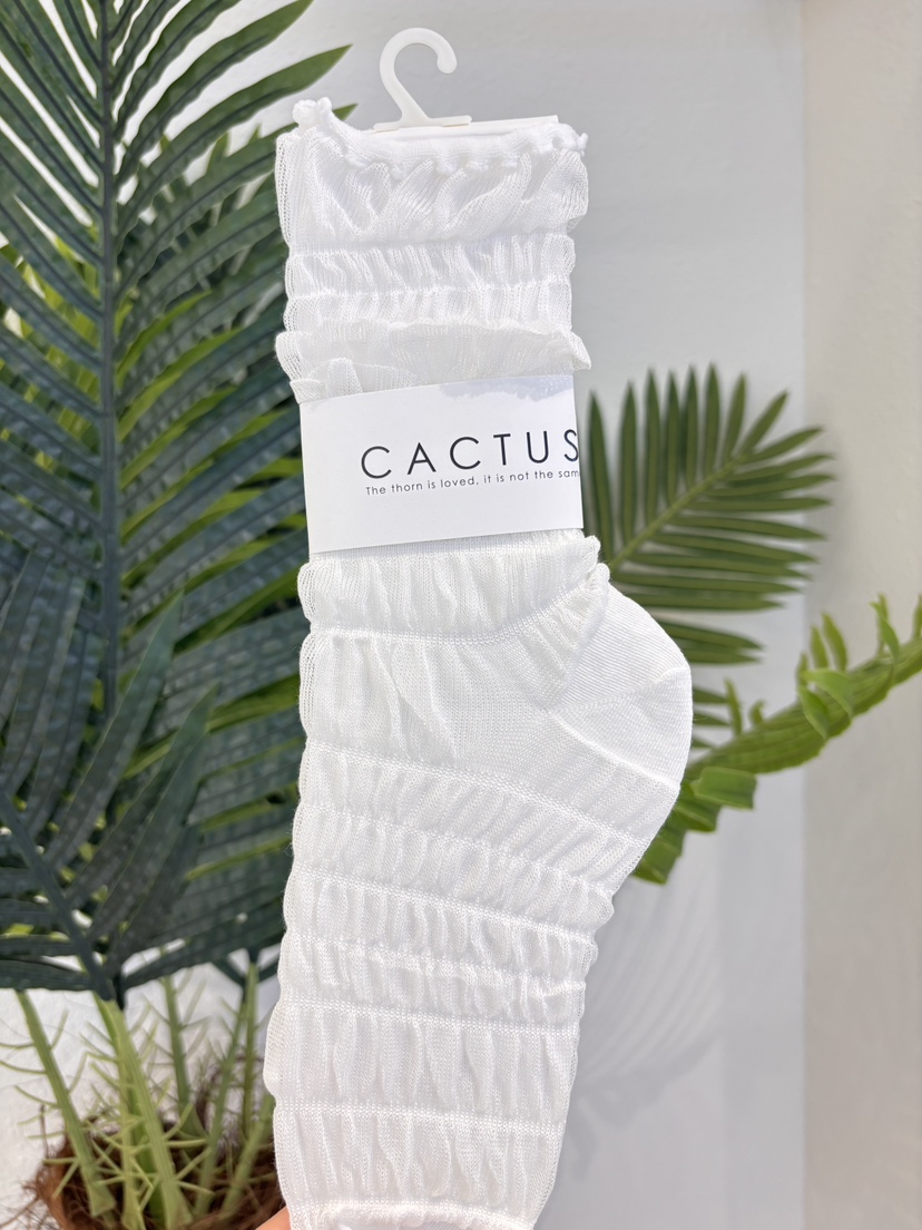 CACTUS-Q韓國直郵女士新品時尚休閑26春夏26夏季熱賣襪子SCACTUS十雙起/可混搭襪子圖色1