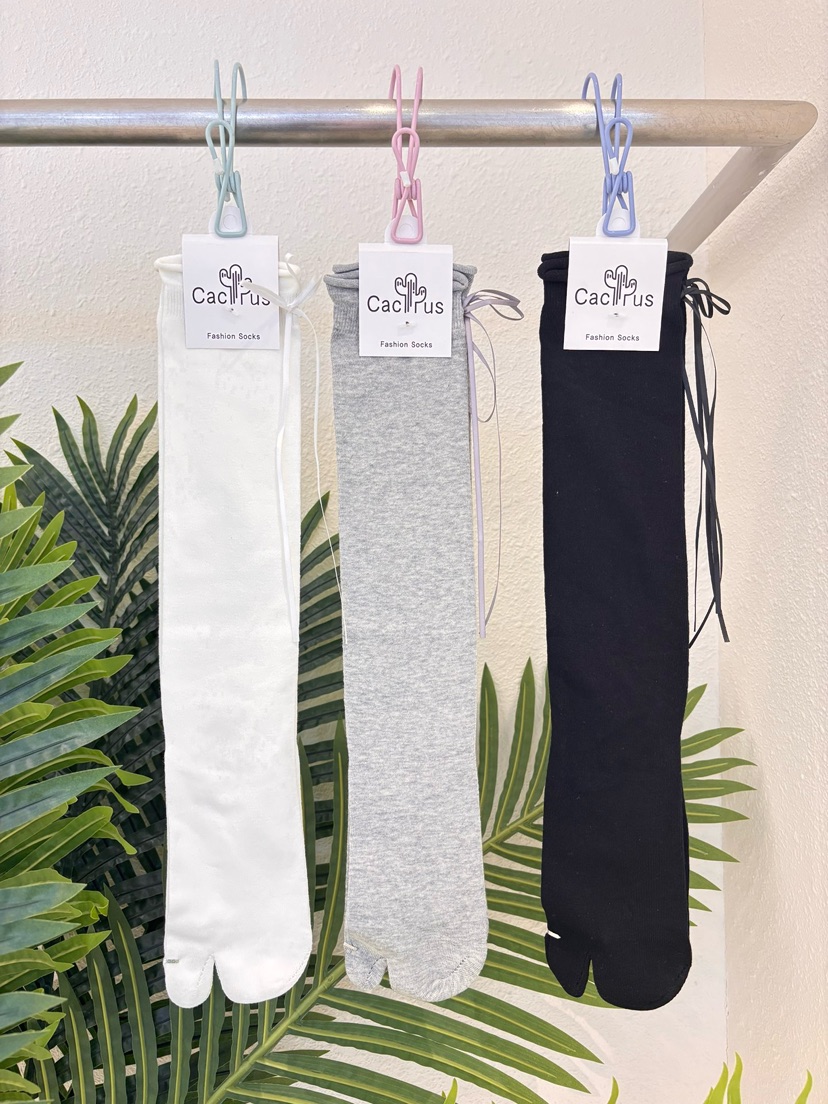 CACTUS-Q韓國直郵女裝新款26春夏熱賣職業人氣襪子蝴蝶結SCACTUS十雙起/可混搭襪子
