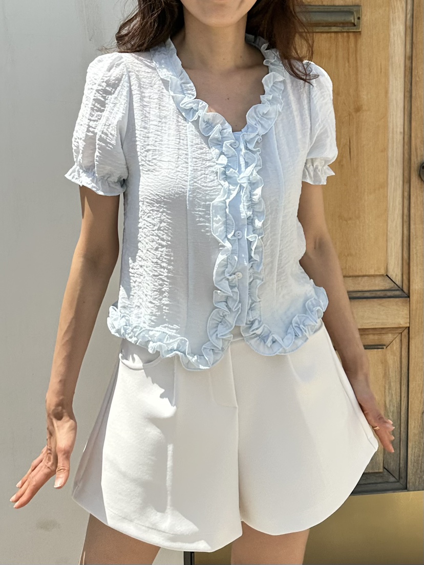 CLASSY-O韓國東大門直郵女士新品26夏季休閑職業襯衫蕾絲衫CLASSY-O襯衫/蕾絲衫