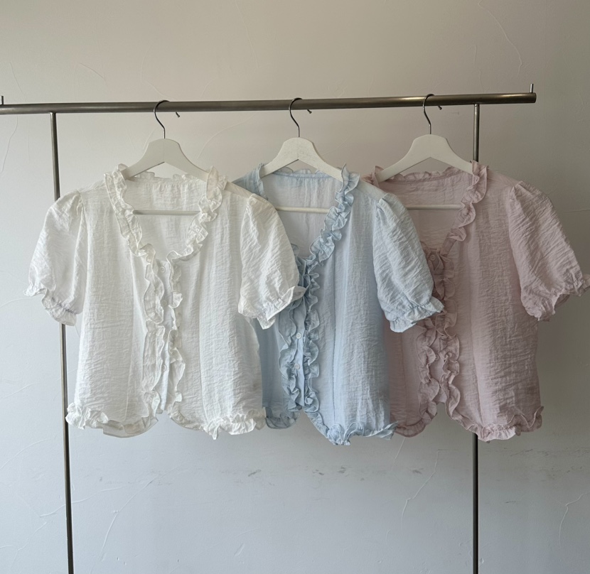 CLASSY-O韓國東大門直郵女士新品26夏季休閑職業襯衫蕾絲衫CLASSY-O襯衫/蕾絲衫