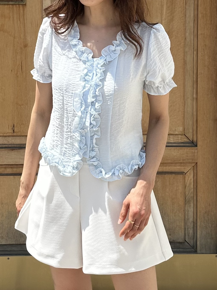 CLASSY-O韓國東大門直郵女士新品26夏季休閑職業襯衫蕾絲衫CLASSY-O襯衫/蕾絲衫圖色2