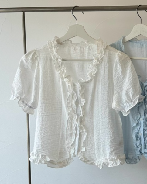 CLASSY-O韓國東大門直郵女士新品26夏季休閑職業襯衫蕾絲衫CLASSY-O襯衫/蕾絲衫圖色3