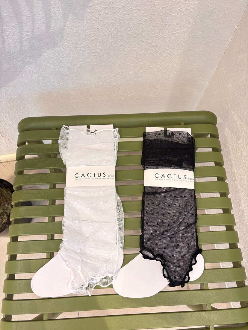 CACTUS-Q韓國直郵實拍女士新款推薦26夏季休閑襪子蕾絲SCACTUS十雙起/可混搭襪子