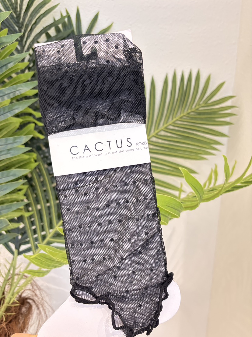 CACTUS-Q韓國直郵實拍女士新款推薦26夏季休閑襪子蕾絲SCACTUS十雙起/可混搭襪子圖色2