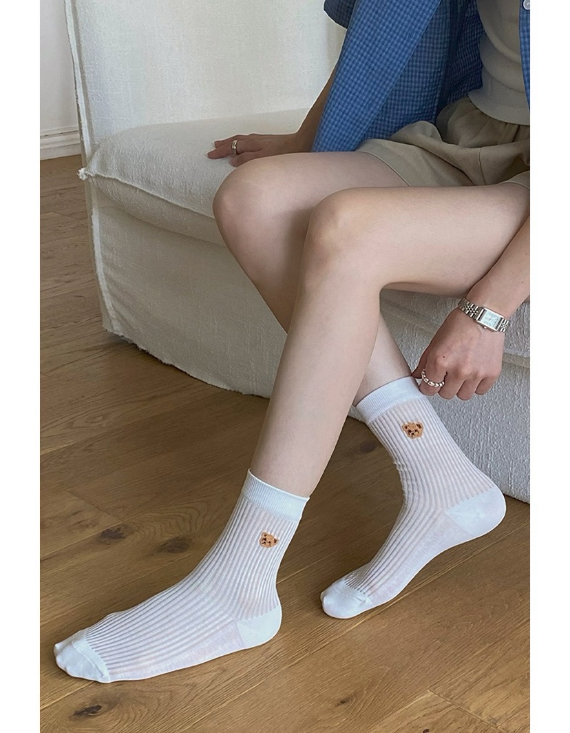 CACTUS-Q韓國東大門代購女士新品人氣職業休閑襪子小熊SCACTUS十雙起/可混搭襪子
