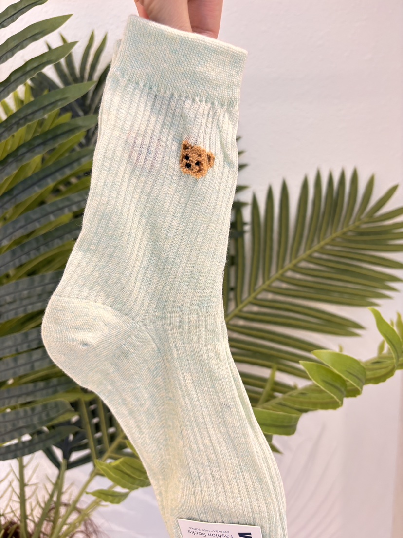 CACTUS-Q韓國東大門代購女士新品人氣職業休閑襪子小熊SCACTUS十雙起/可混搭襪子圖色3