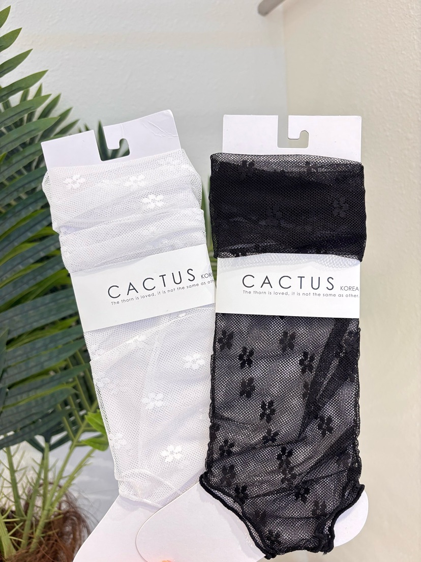 CACTUS-Q韓國代購女士新款休閑時尚人氣26夏季襪子小花蕾絲SCACTUS十雙起/可混搭襪子