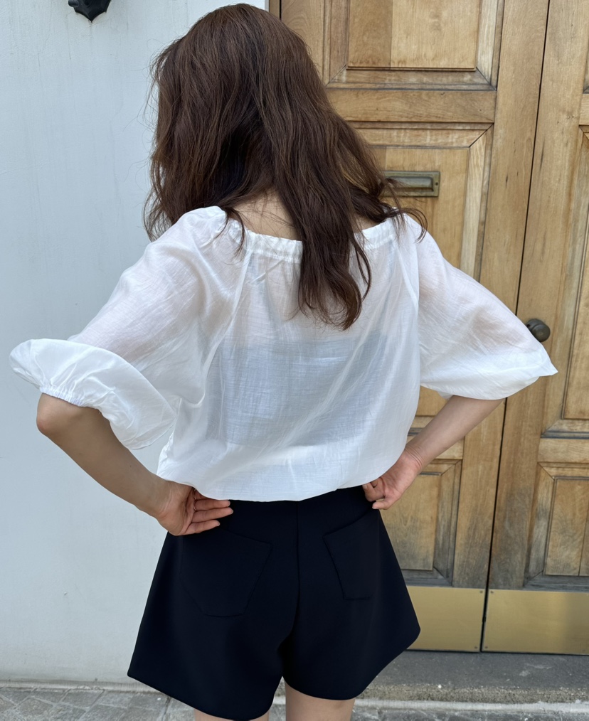 CLASSY-O韓國東大門代購女士新品職業襯衫蕾絲衫不含內搭透視褶皺CLASSY-O襯衫/蕾絲衫