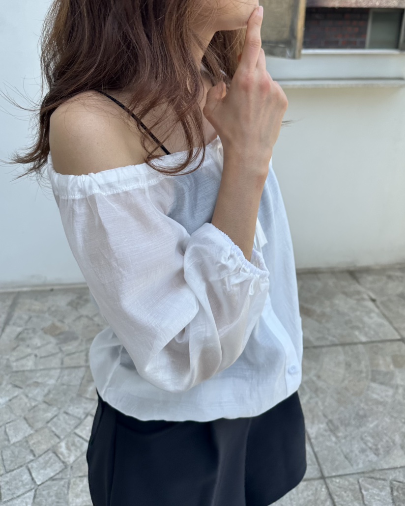 CLASSY-O韓國東大門代購女士新品職業襯衫蕾絲衫不含內搭透視褶皺CLASSY-O襯衫/蕾絲衫