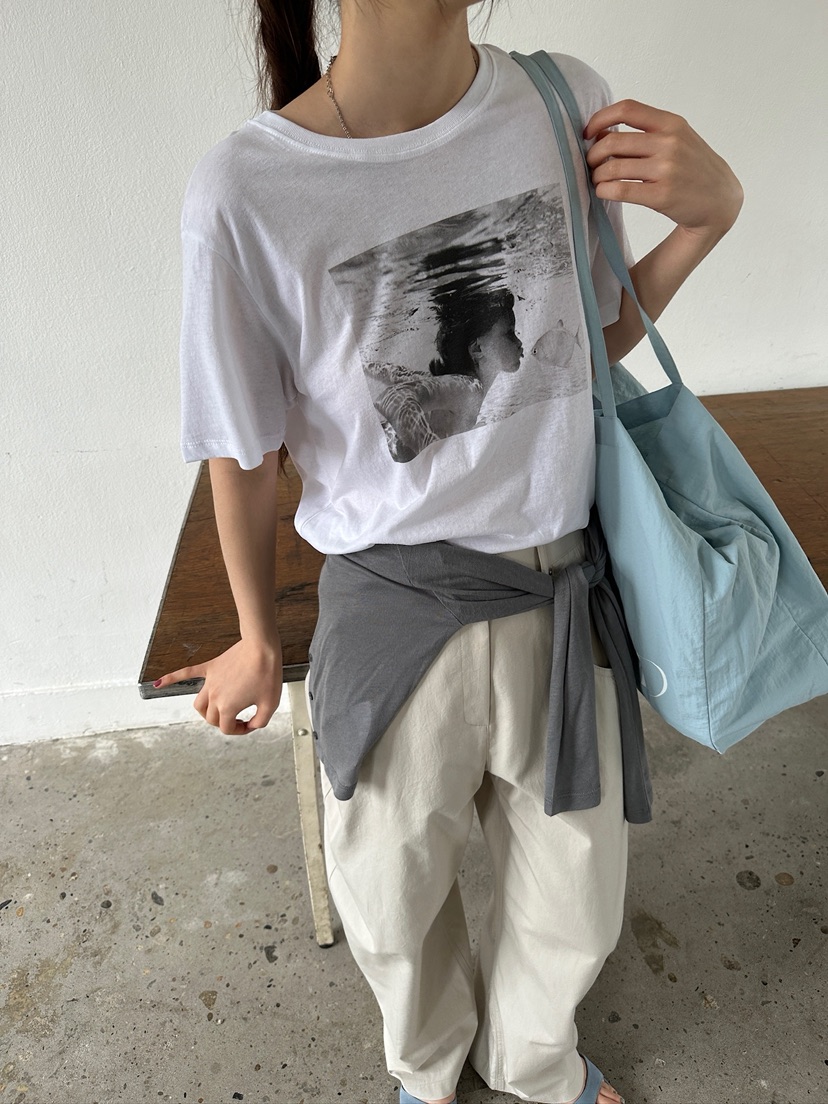 UNBOUND韓國直郵實拍女裝新品熱賣人氣時尚26春夏休閑T恤UNBOUNDT恤