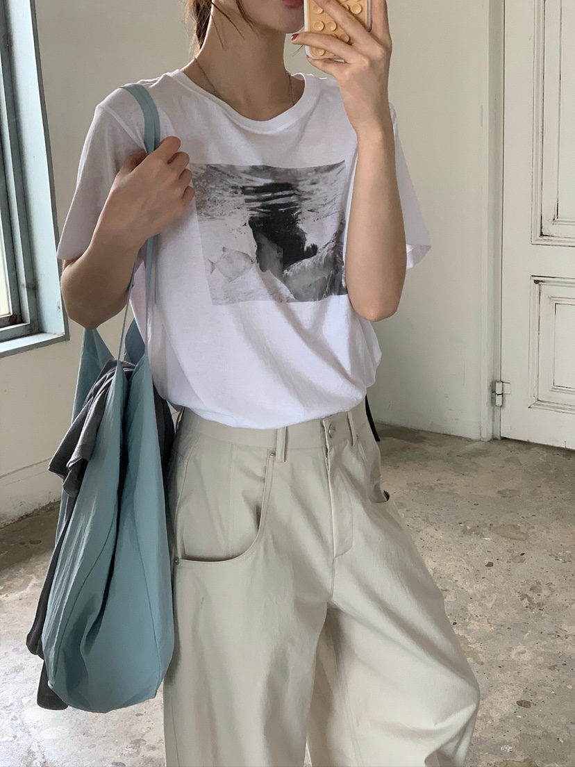 UNBOUND韓國直郵實拍女裝新品熱賣人氣時尚26春夏休閑T恤UNBOUNDT恤