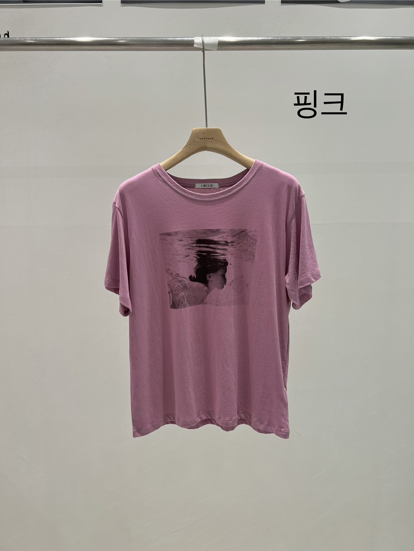 UNBOUND韓國直郵實拍女裝新品熱賣人氣時尚26春夏休閑T恤UNBOUNDT恤圖色3