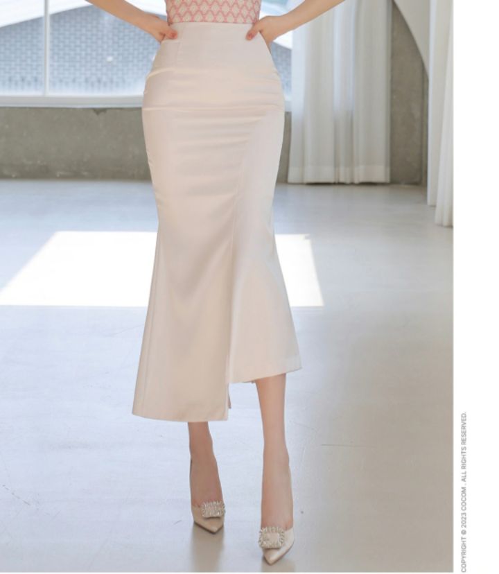 HIGH HEELS東大門實拍韓國女士新品26夏季人氣熱賣長裙緞HIGH HEELS長裙