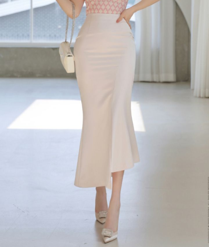 HIGH HEELS東大門實拍韓國女士新品26夏季人氣熱賣長裙緞HIGH HEELS長裙