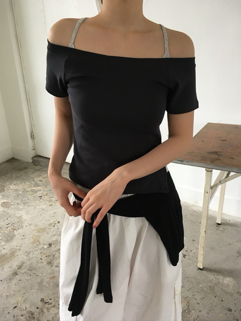 UNBOUND東大門實拍韓國女士新款職業26春夏推薦時尚26夏季T恤UNBOUNDT恤