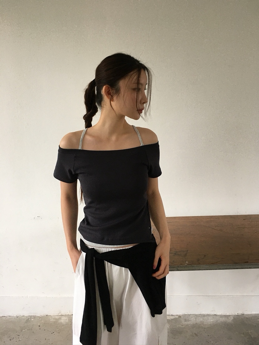 UNBOUND東大門實拍韓國女士新款職業26春夏推薦時尚26夏季T恤UNBOUNDT恤