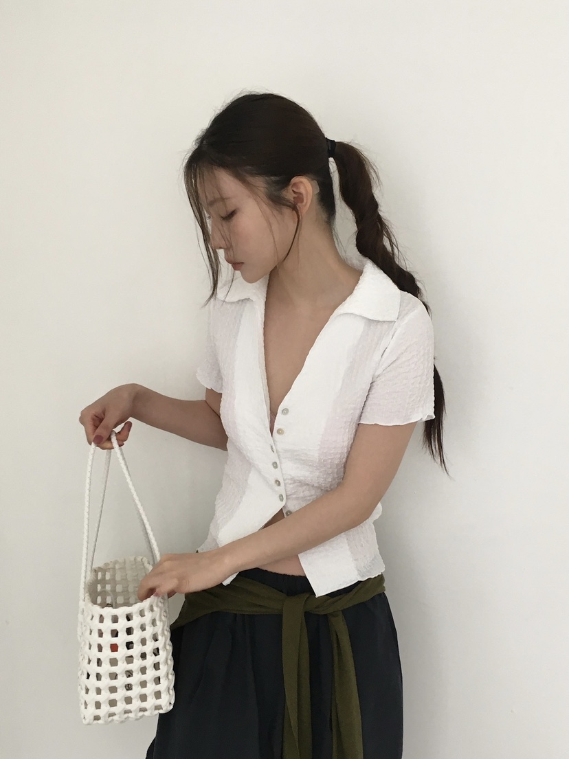 UNBOUND韓國代購女裝新品26春夏人氣26夏季推薦T恤珍珠紐扣UNBOUNDT恤