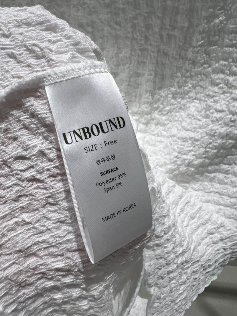 UNBOUND韓國代購女裝新品26春夏人氣26夏季推薦T恤珍珠紐扣UNBOUNDT恤