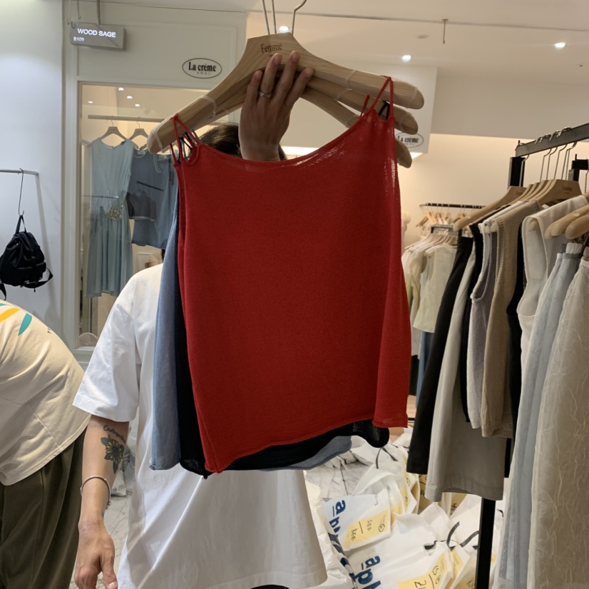LA MAGIE FEMME韓國直郵女士新品職業休閑熱賣吊帶背心Lamagie Femme吊帶/背心圖色2
