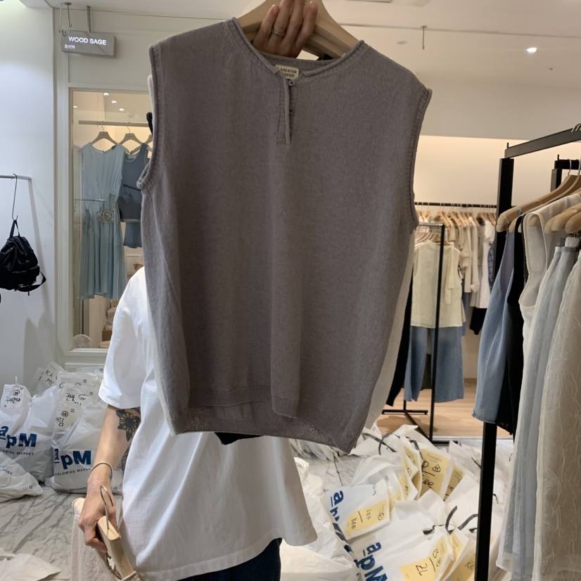 LA MAGIE FEMME韓國東大門代購女裝新品人氣26春夏吊帶背心Lamagie Femme吊帶/背心圖色3