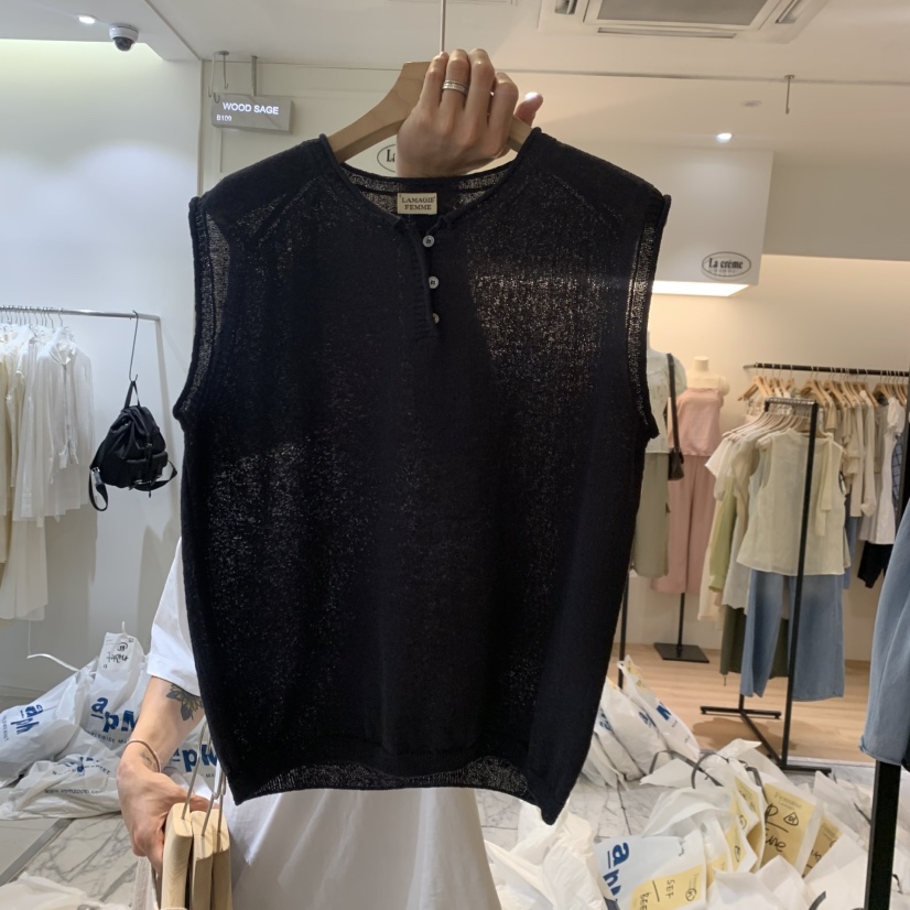 LA MAGIE FEMME韓國東大門代購女裝新品人氣26春夏吊帶背心Lamagie Femme吊帶/背心圖色4