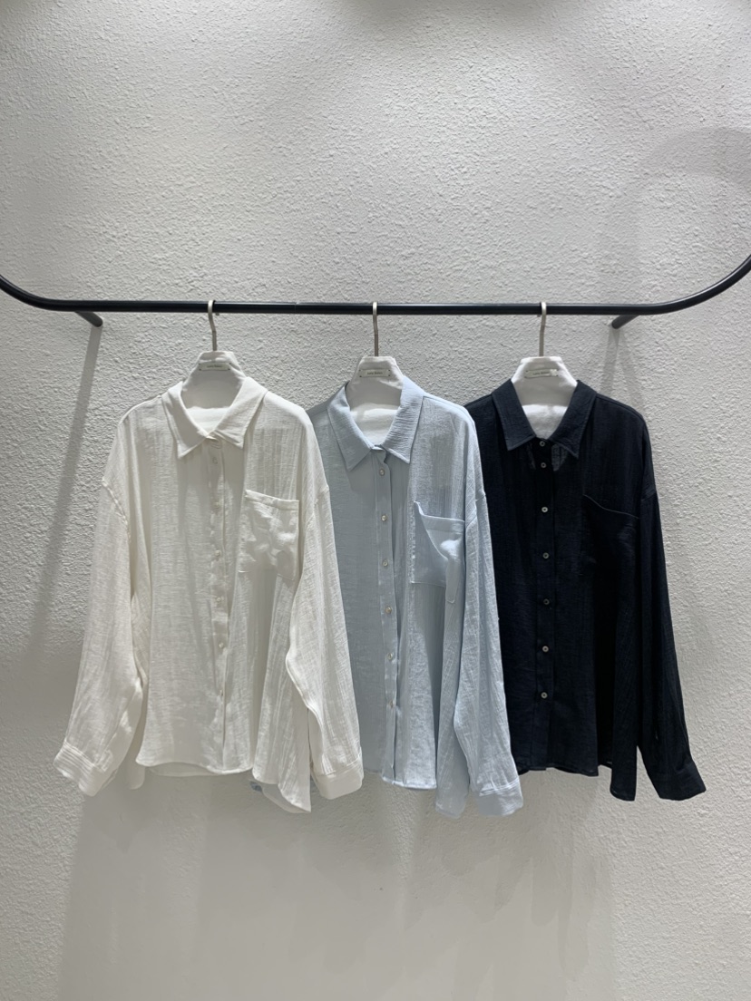 LUCY SALON韓國東大門代購女士新品休閑人氣襯衫蕾絲衫亞麻LUCY SALON襯衫/蕾絲衫