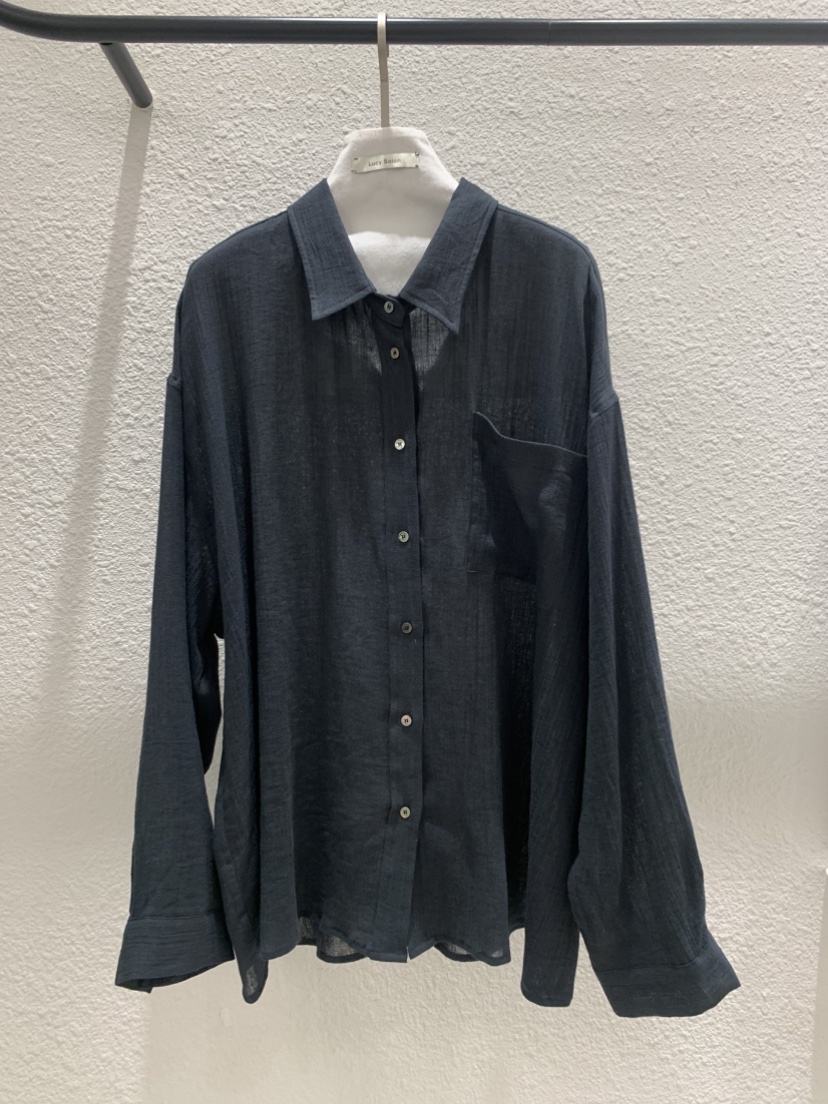 LUCY SALON韓國東大門代購女士新品休閑人氣襯衫蕾絲衫亞麻LUCY SALON襯衫/蕾絲衫圖色3