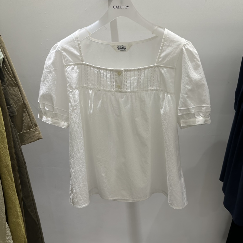 GALLERY-P韓國東大門代購女裝新款人氣熱賣26夏季襯衫蕾絲衫GALLERY-P襯衫/蕾絲衫圖色1